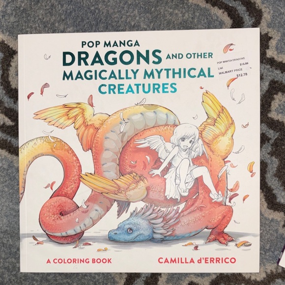 New Pop Manga Coloring Book Set by Camilla d’errico. - Picture 2 of 12